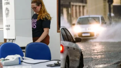 Chuva forte pode atingir eleitores durante votação em Goiás