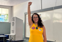 Cíntia Dias vota em Goiânia e reivindica exclusividade como representante de Lula ao Senado em Goiás