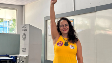 Cíntia Dias vota em Goiânia e reivindica exclusividade como representante de Lula ao Senado em Goiás