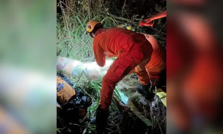 Colisão entre motocicletas na rodovia Go-213 resulta em fratura exposta