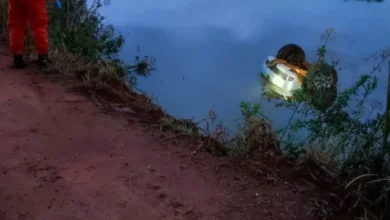 Corpo de idoso é encontrado dentro de veículo submerso em represa de Morrinhos