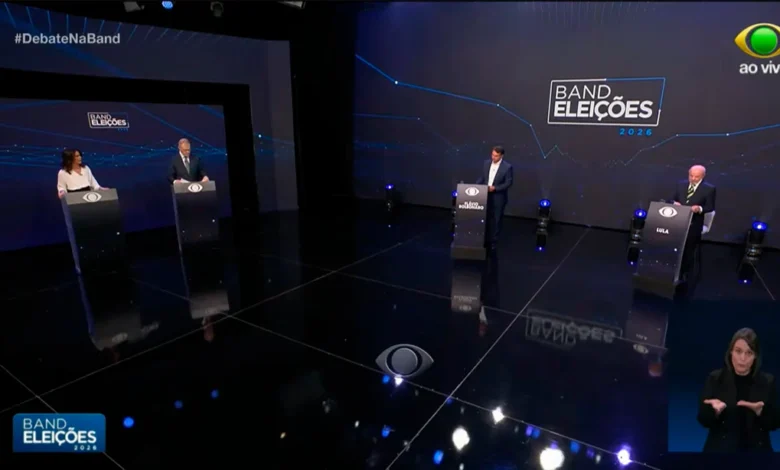 Debate presidencial na Band expõe divergências sobre segurança e terrorismo
