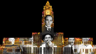 Estação ferroviária recebe projeção luminosa gratuita sobre a história da capital