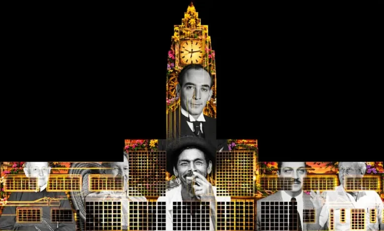 Estação ferroviária recebe projeção luminosa gratuita sobre a história da capital