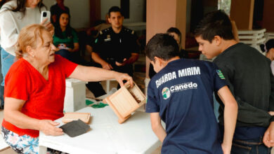 Estudantes da Guarda Mirim conhecem meliponário e aprendem sobre preservação em Senador Canedo