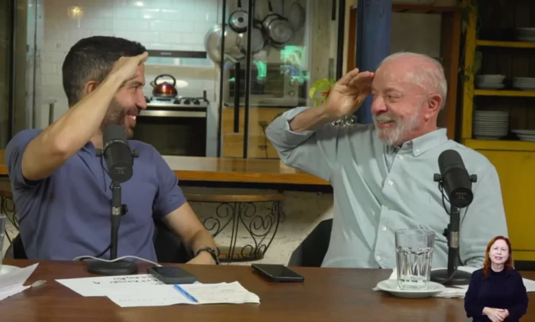 Famosos participam de transmissão ao vivo com Lula na reta final