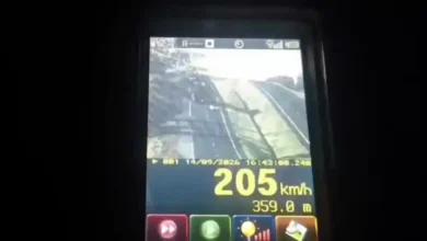 Fiscalização da PRF em Goiás flagra motorista a 205 km/h durante feriado prolongado