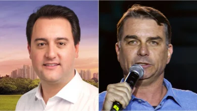 Flávio Bolsonaro garante apoio de Ratinho Jr para a disputa presidencial