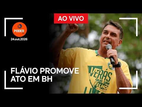 Flávio Bolsonaro intensifica agenda de campanha em Belo Horizonte
