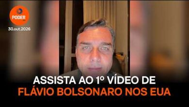 Flávio Bolsonaro publica primeiro vídeo nos EUA e fala sobre planos políticos