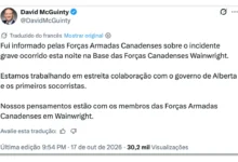 Fogo em base militar no Canadá causa mortes e deixa feridos em Alberta