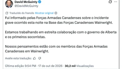 Fogo em base militar no Canadá causa mortes e deixa feridos em Alberta