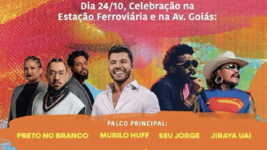 Goiânia comemora 93 anos com festival gratuito e shows na Avenida Goiás