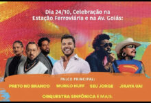 Goiânia comemora 93 anos com festival gratuito na Avenida Goiás