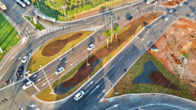 Goiânia entrega reconfiguração viária na rotatória do Hugol para reduzir congestionamentos