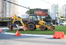 Goiânia inicia remoção de rotatória no Parque Amazônia para instalar semáforos inteligentes