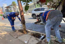 Goiânia intensifica limpeza de galerias pluviais para prevenir alagamentos