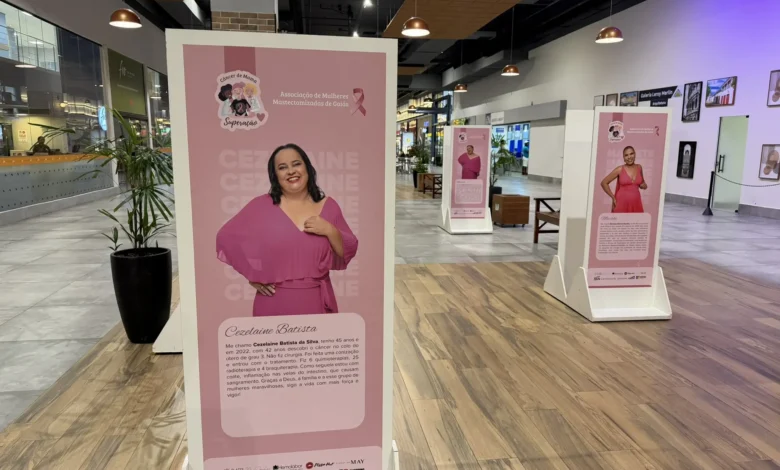 Goiânia recebe até outubro mostra gratuita sobre superação do câncer de mama por 20 mulheres
