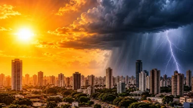 Goiás enfrenta semana de calor extremo com termômetros chegando a 41 °C e risco de temporais