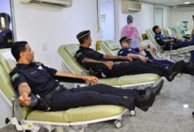 Guarda Civil de Goiânia reforça campanha de doação de sangue para pacientes infantis