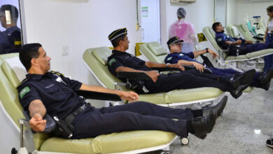 Guarda Civil de Goiânia reforça campanha de doação de sangue para pacientes infantis
