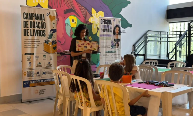 Iniciativa literária gratuita estimula o hábito da leitura para crianças em Goiânia
