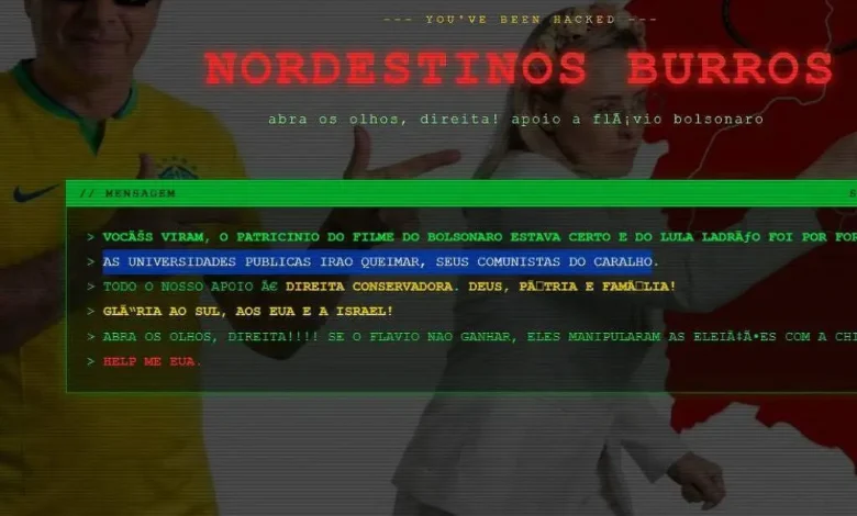 Invasão do site da Ancine exibe ataques políticos e foto de Flávio Bolsonaro