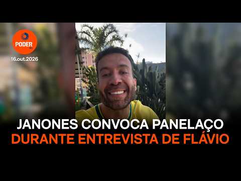 Janones convoca panelaço nacional contra entrevista de flávio bolsonaro