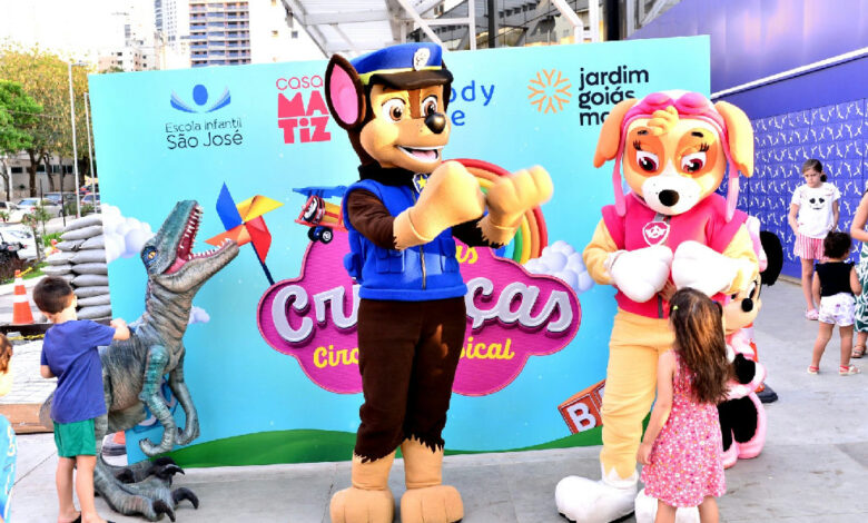 Jardim Goiás Mall promove evento gratuito de Dia das Crianças com Patrulha Canina