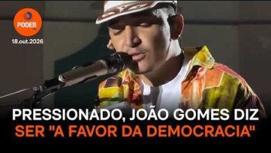 João Gomes se manifesta sobre política e afirma ser a favor da democracia