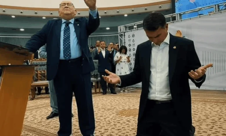 Líderes evangélicos em Goiás articulam apoio a Flávio Bolsonaro no segundo turno