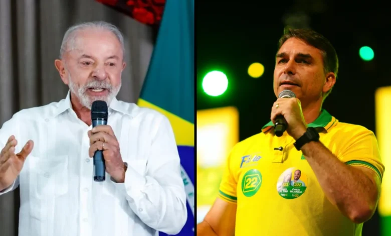 Lula e Flávio Bolsonaro articulam alianças em Brasília na reta final do segundo turno