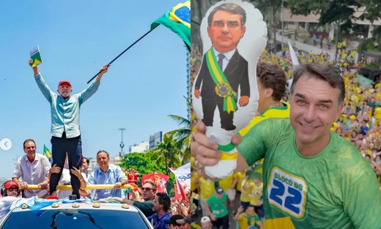 Lula e Flávio Bolsonaro intensificam campanha final no Sudeste