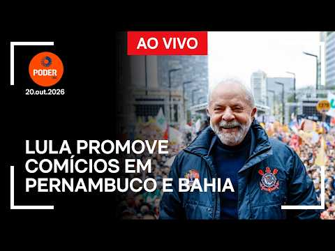 Lula intensifica campanha no Nordeste com comícios em Pernambuco e Bahia
