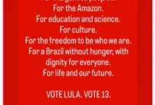 Madonna manifesta apoio público à reeleição de Lula nas redes sociais