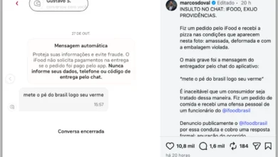 Marcos do Val cobra providências do iFood após receber pizza danificada e ofensa de entregador