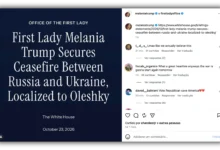 Melania Trump articula trégua localizada entre Rússia e Ucrânia