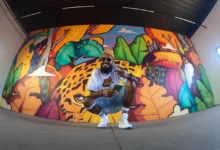 Muralista troca a engenharia pelo grafite após inicio em igreja