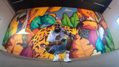 Muralista troca a engenharia pelo grafite após inicio em igreja