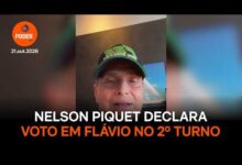 Nelson piquet declara apoio a flávio bolsonaro no segundo turno