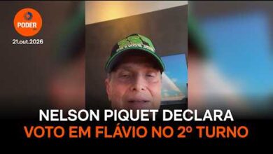 Nelson piquet declara apoio a flávio bolsonaro no segundo turno