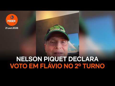 Nelson piquet declara apoio a flávio bolsonaro no segundo turno