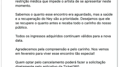Ney Matogrosso adia show em Tiradentes após restrição médica