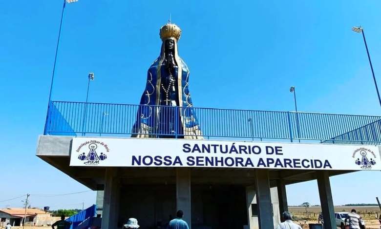 Nossa Senhora Aparecida ganha monumento monumental em Bom Jardim de Goiás