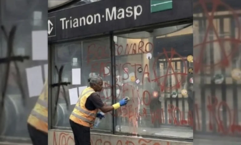 Perícia aponta manipulação por inteligência artificial em foto de limpeza no Metrô
