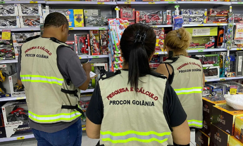 Pesquisa do Procon Goiânia revela variação de até 234% em preços de brinquedos