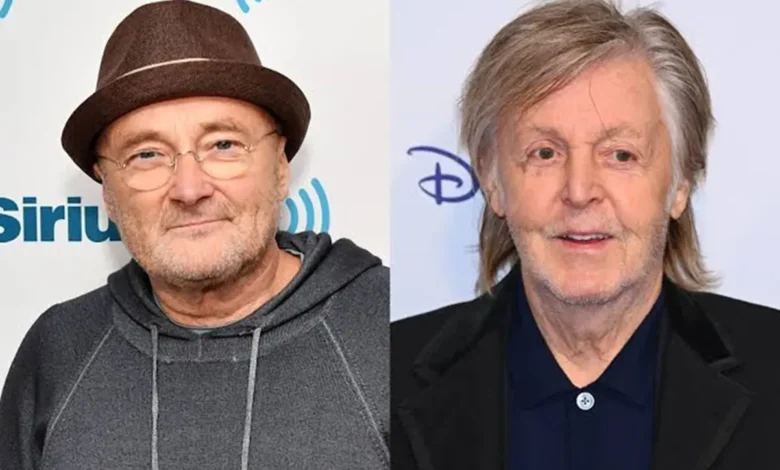 Phil Collins e Paul Mccartney encerram briga de 24 anos e revelam motivo do conflito de 2002