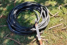 PM prende dois homens em flagrante após furto de cabos elétricos no lago de Hidrolândia