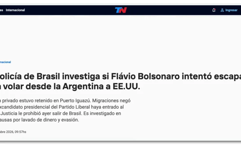 Polícia investiga se Flávio Bolsonaro tentou fuga para os Estados Unidos via Argentina