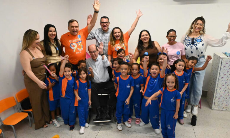 Prefeito Sandro Mabel inaugura nova sede do Cmei Orlando Alves Carneiro em Goiânia